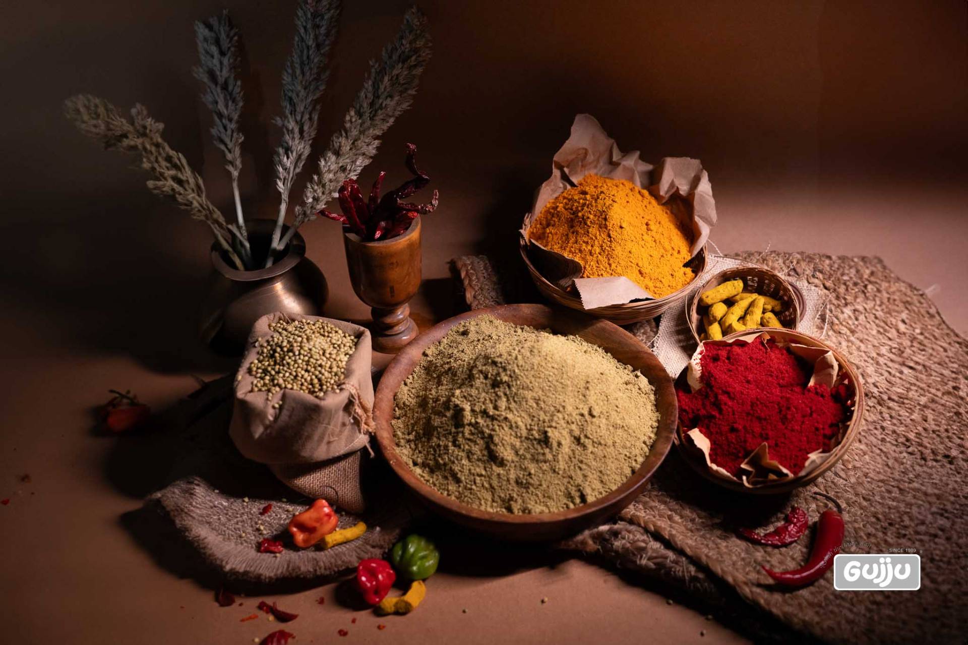 Stone-ground powders